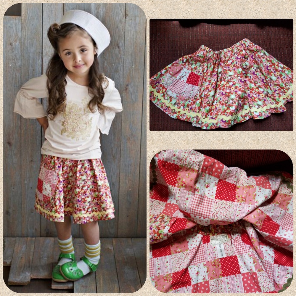 Good Hart Pretty Pastures reversible skirt